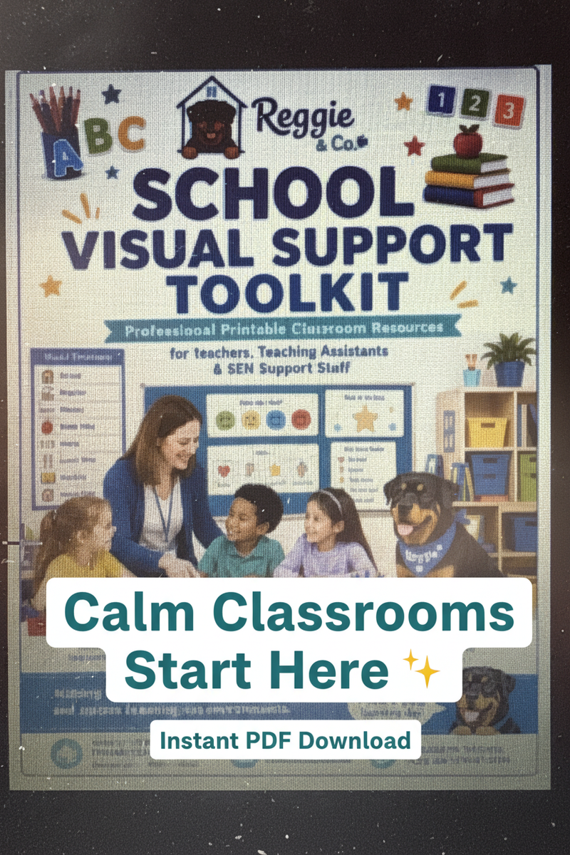 School Visual Support Toolkit Pinterest Pin - Upright