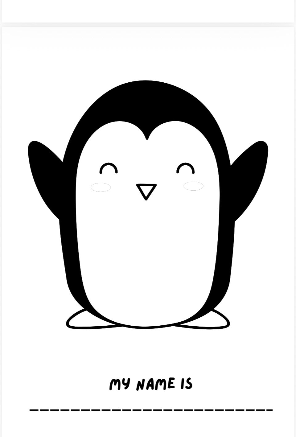 Fluffy Friends Kids Colouring Book – Printable PDF Download