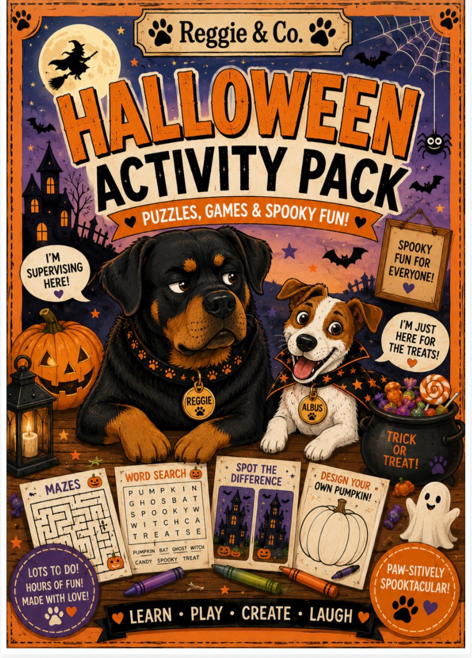 Ultimate Halloween Bundle | 8 Printable PDFs | Instant Download