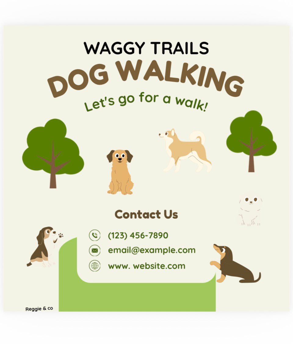 Dog Walker Bundle –  Printable Business & Planner Pack