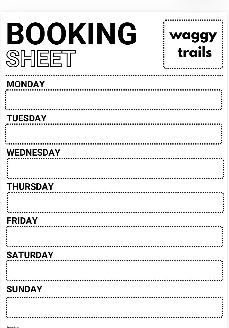 Dog Walker Bundle –  Printable Business & Planner Pack