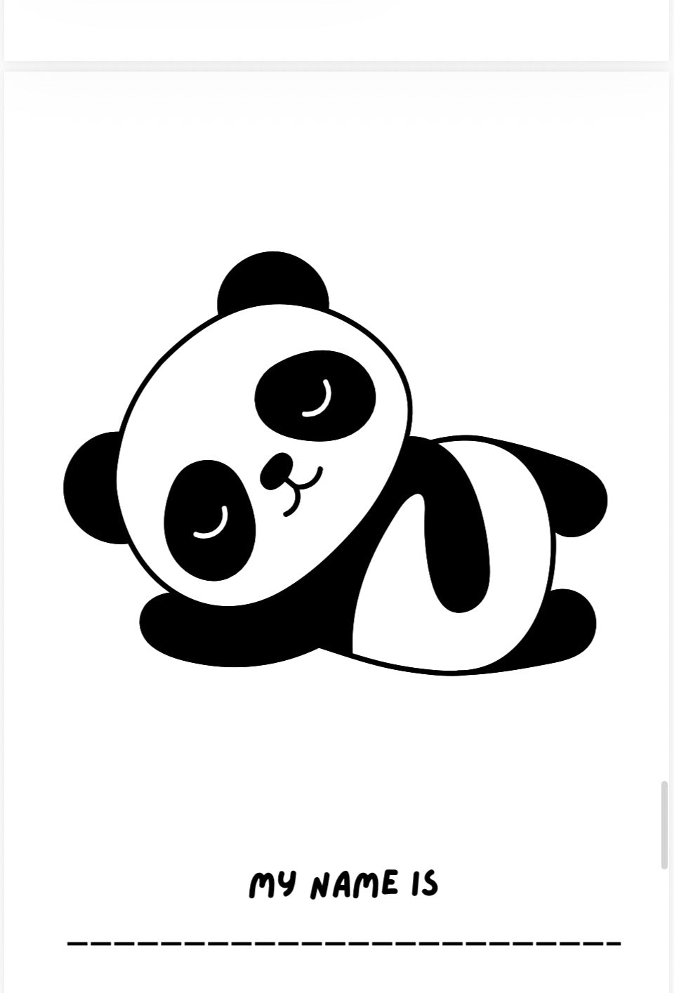 Fluffy Friends Kids Colouring Book – Printable PDF Download