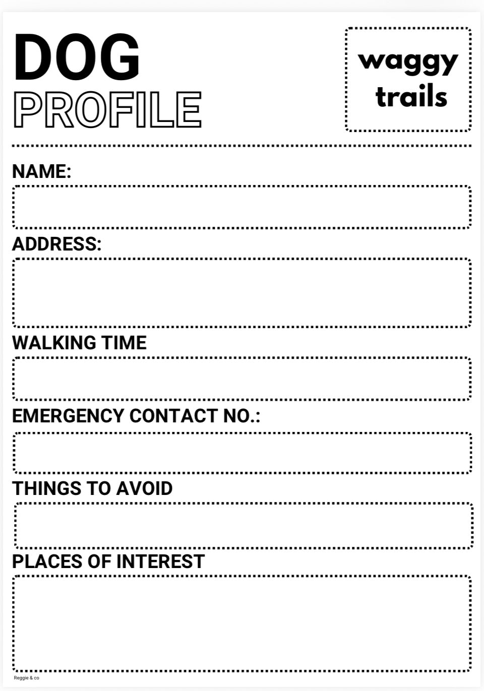 Dog Walker Bundle –  Printable Business & Planner Pack
