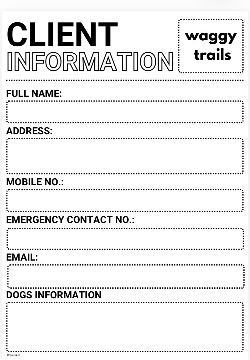 Dog Walker Bundle –  Printable Business & Planner Pack