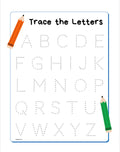 Preschool & Year 1 Printable Worksheets – Tracing Letters, Shapes & Numbers (13 Pages)