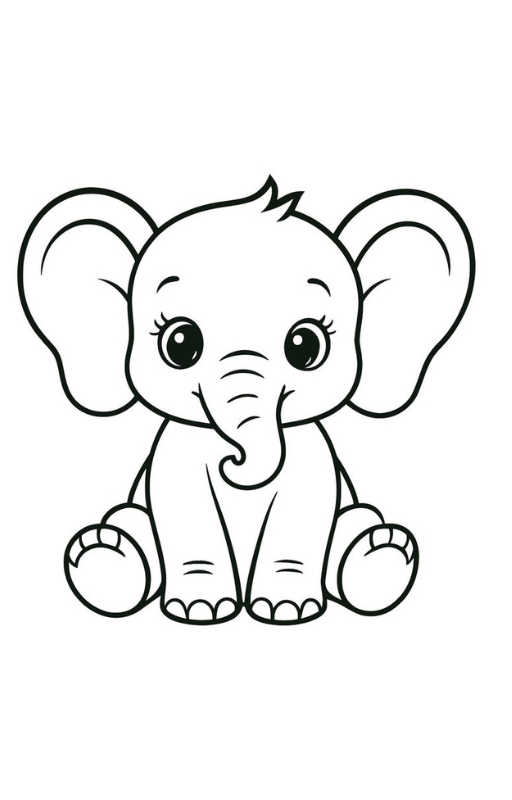 Cute Animals Colouring Book – Printable PDF Download