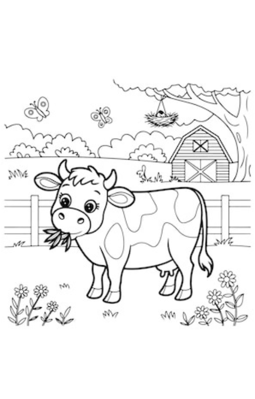 Free Colouring Book – Cute Animal Illustrations for Kids