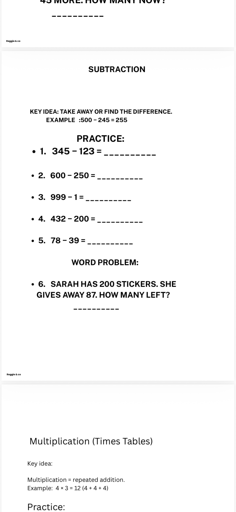 Classroom Licence — Year 3 Maths Workbook