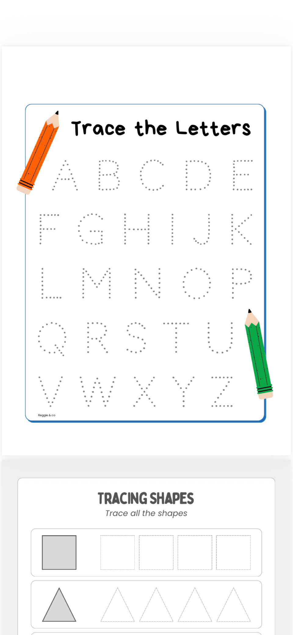 Classroom Licence — Preschool & Year 1 Worksheets