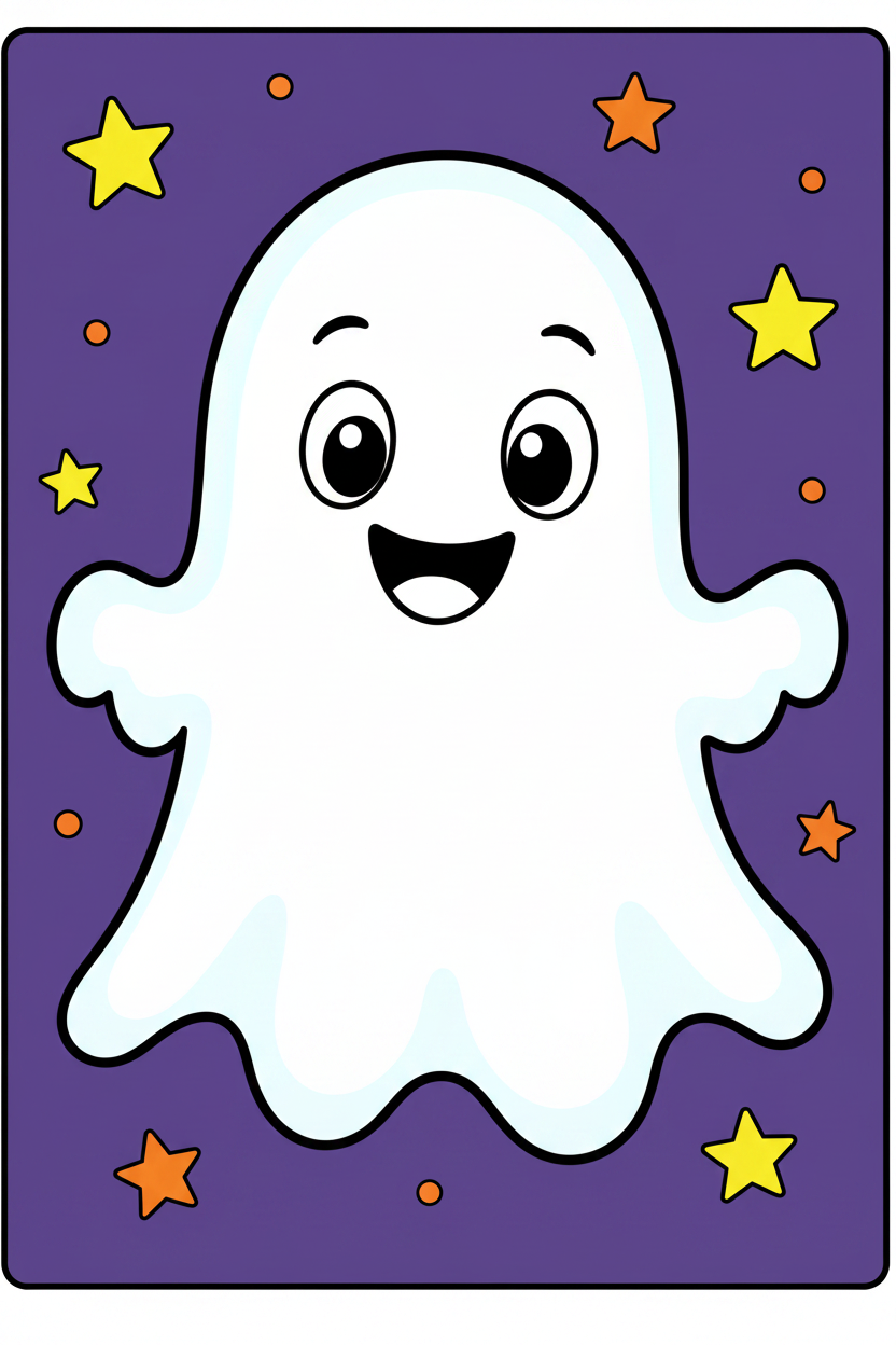Coloured Ghost Page
