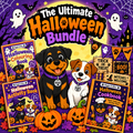 Reggie & Co style Halloween bundle illustration